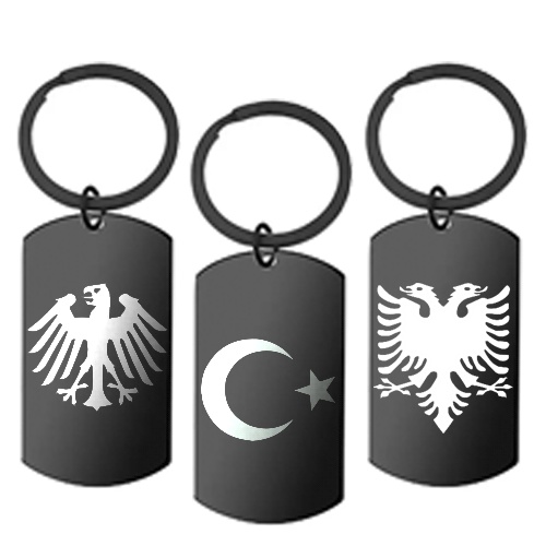 Schlüsselanhänger Wappen schwartz