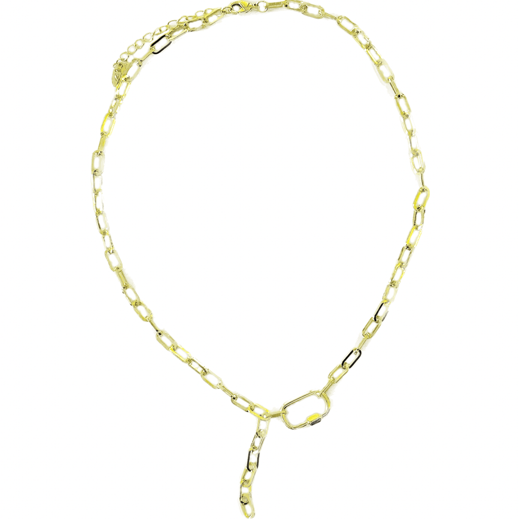 Gliederkette gold, nahansicht.