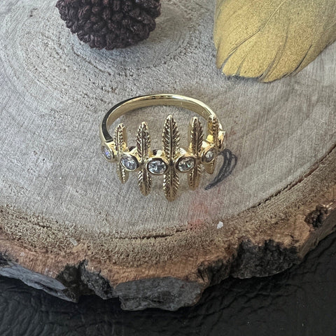 Feder ring frontansicht
