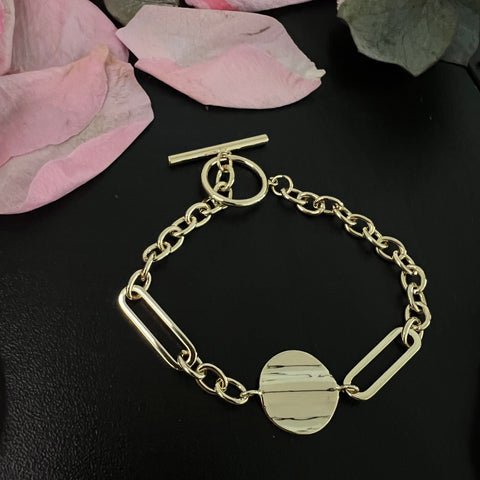 Armkette Damen Gold vorderseite