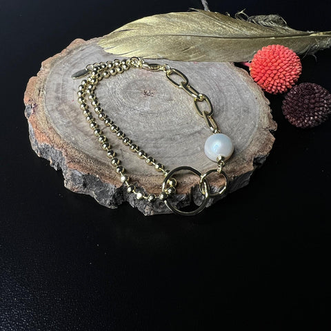 Armkette Mit Perle frontansicht
