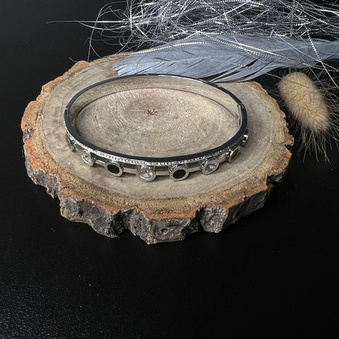 Armkette Mit Strass Steinen frontansicht