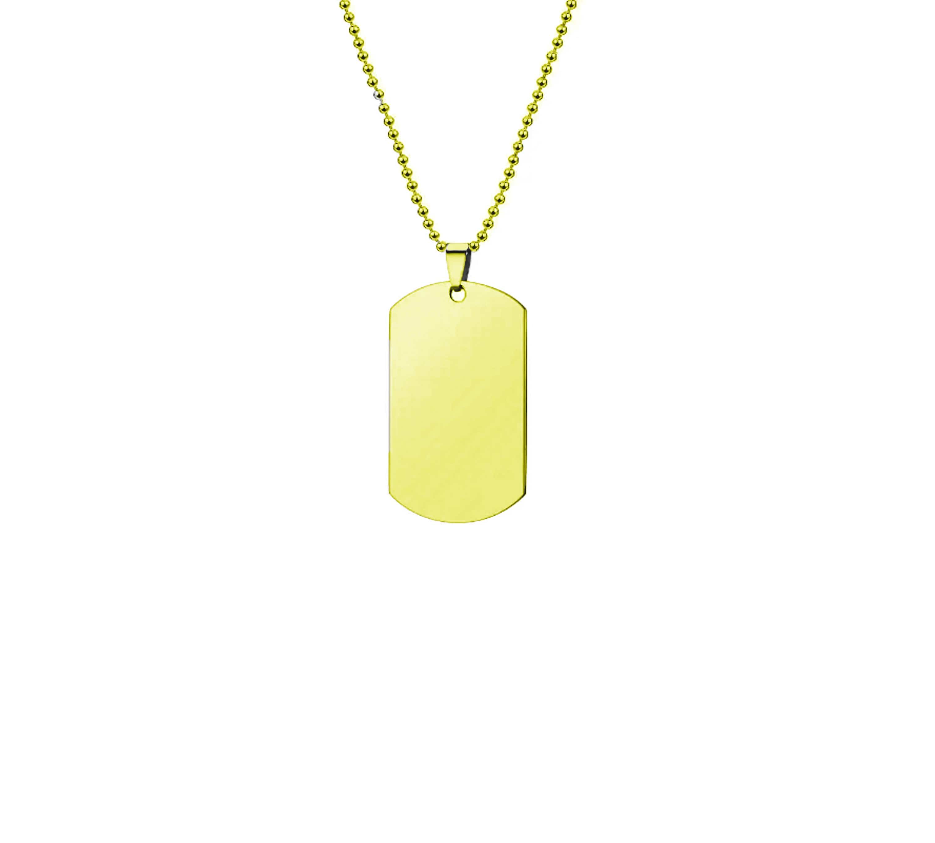 Dog Tag gold