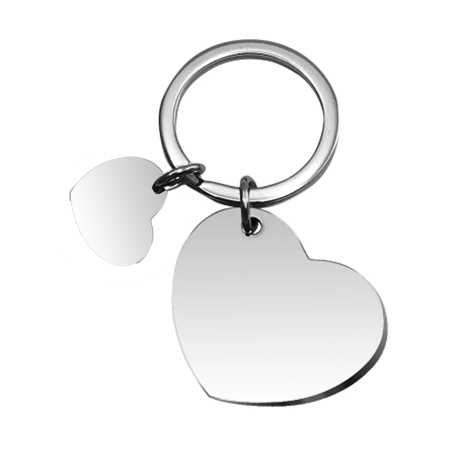 Schlüsselanhänger Herz Gravur - personalisierbares Geschenk Hochzeit Jahrestag