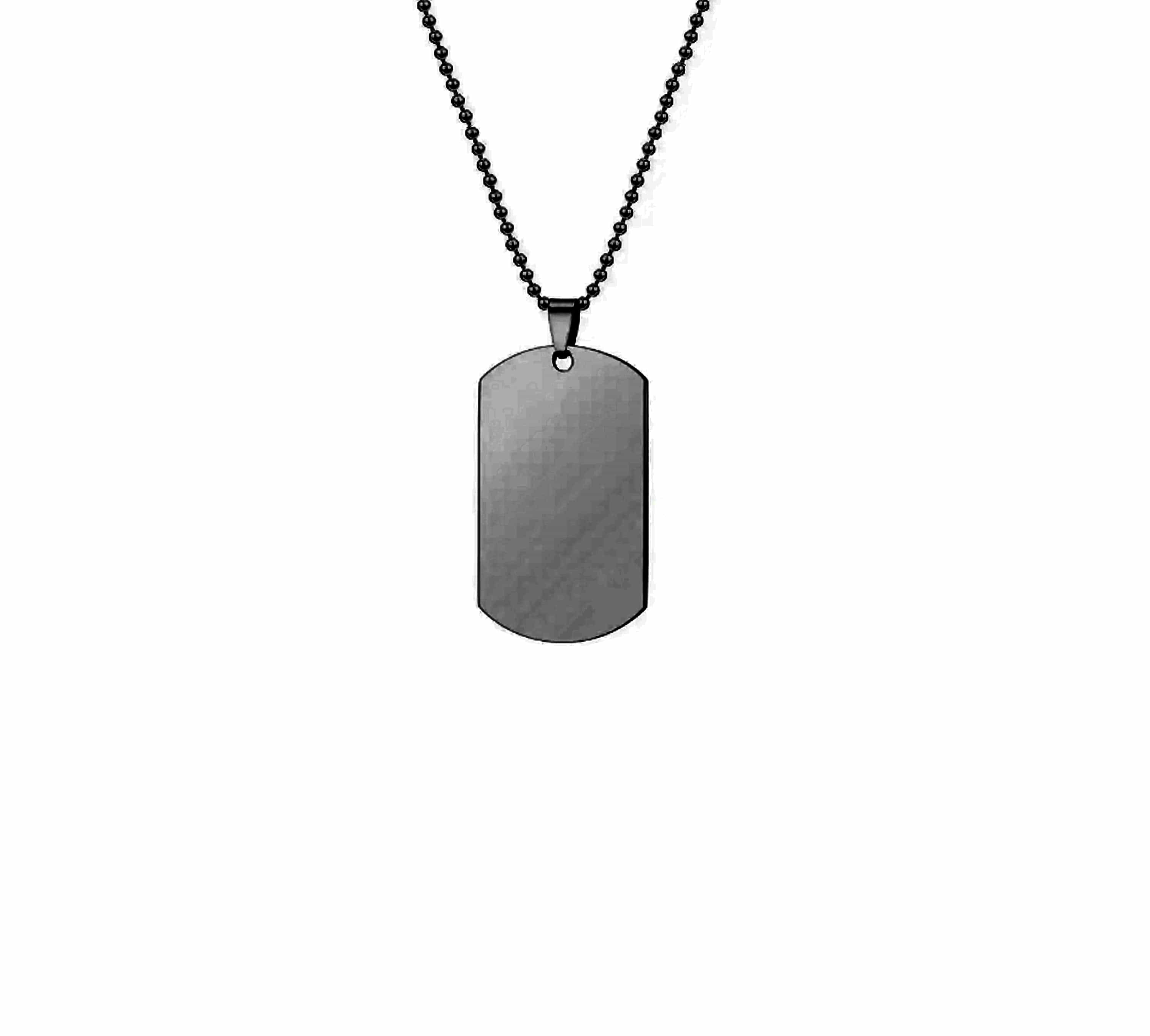 Dog Tag schwarz