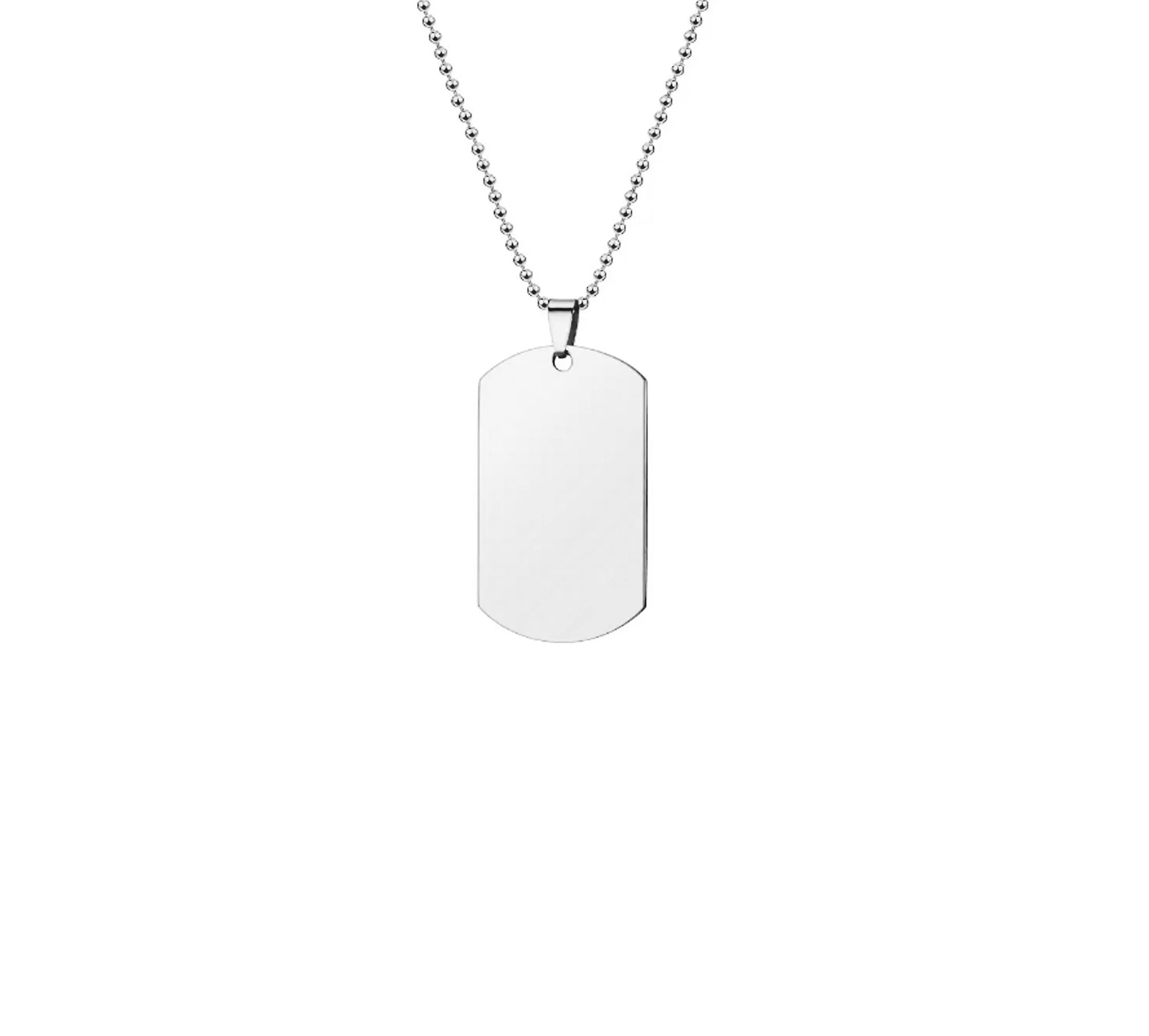 Dog Tag silber