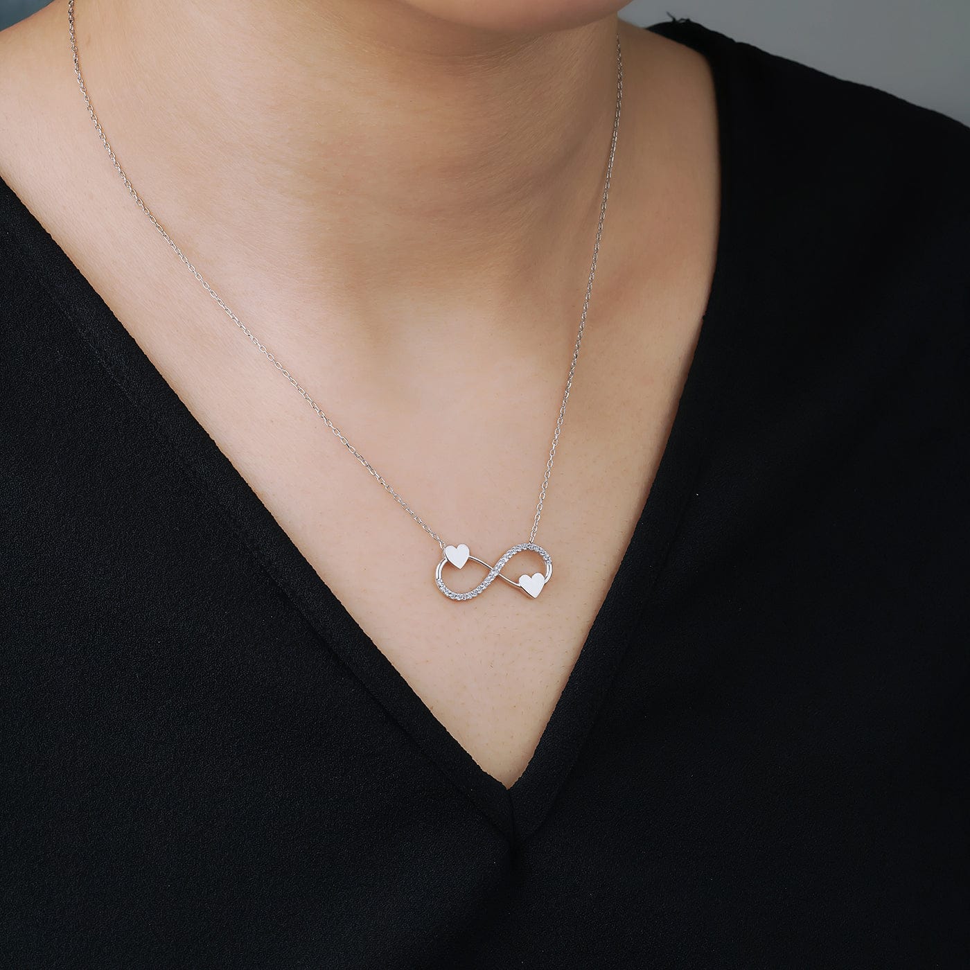 Kette unendlichkeitszeichen hals kette