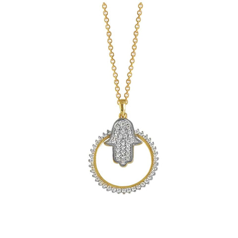 Kette Fatimas Hand frontansicht