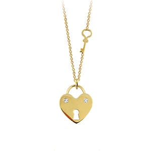 Herzenskette gold 