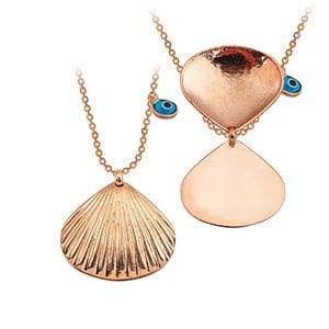 Muschelkette frontansicht